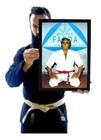 Quadro Mestre Oswaldo Fadda Jiu Jitsu Decoração Academia