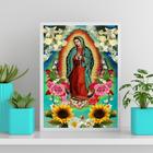 Quadro Mexicano Nossa Senhora De Guadalupe 24x18cm