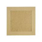 Quadro Moldura C/ Borda Artesanato 25x25 Kit 20un Mdf Madeira