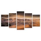 Quadro Mosaico Decorativo Deserto Dunas De Areia Desértico Paisagem