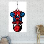 Quadro Mosaico Homem Aranha Cartoon 3 Peças Para Decoração de Ambientes