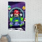 Quadro Mosaico Mario Malvado 3 Peças Para Decoração de Ambientes