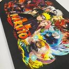 Quadro Decorativo Uzumaki Naruto Hokage Com Moldura 33x43cm