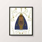 Quadro Nossa Senhora Aparecida 33X24Cm - Com Vidro