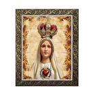 Quadro Nossa Senhora de Fátima Moldura Luxo 85 cm x 65 cm