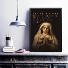 Quadro Nossa Senhora - Salve Rainha 45x34cm - com vidro