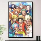 Quadro Anime One Piece Desenho Com Moldura G01 - Vital Quadros Do Brasil -  Quadro Decorativo - Magazine Luiza