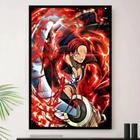 Quadro One Piece Anime Abertura Decorativo A4 23x33cm em Promoção