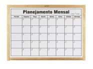 Quadro Organizador Planejamento Mensal 60x40cm + Caneta