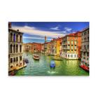 Quadro Paisagem Cidade De Veneza O Colorido De Veneza Decorativo Canvas Grande - Bimper