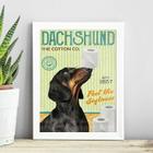 Quadro Para Banheiro Dachshund 24X18Cm - Com Vidro