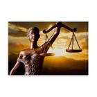Quadro Para Escritório Advocacia Direito Deusa Da Justiça Pôr Do Sol Advogados - Bimper
