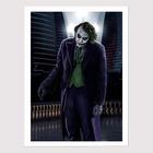 Quadro para Quarto Batman Coringa Heath Ledger 45 x33 A3