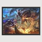 Quadro para Quarto League of Legends Garen ChoGath 45x33 A3