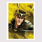 Quadro para Quarto Loki Thor Vingadores 45 x33 A3