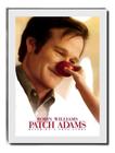 Quadro Patch Adams O Amor É Contagioso Filme Moldura Branca