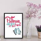 Quadro Patins Patinar Alegra A Alma 45x34cm - com vidro