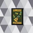 Quadro Pizza Lovers 24x18cm