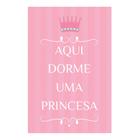 Quadro Placa Decorativa Infantil Princesa D'Rossi