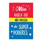 Quadro Placa Decorativa MDF 29X19 cm Família -