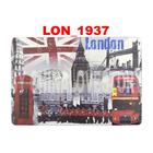 Quadro placa decorativa metal londres big ben inglaterra