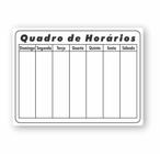 Quadro Planejamento Mensal - Planner - Horario 02