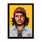 Quadro Pop Arte Che Guevara Revolução Hipster 42x29cm