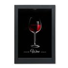 Quadro Porta Rolhas/Tampinhas Com Tema Vinho Wine QPR005