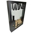 Quadro Porta Rolhas Wine 250 Rolhas 35 X 52