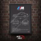 Quadro/poster bmw 1m e82 série 1 coupe