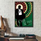 Quadro Poster Casino Royale 33X24Cm - Com Vidro