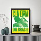 Quadro Poster Cinema Do Brasil 24X18Cm - Com Vidro