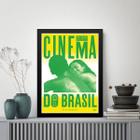 Quadro Poster Cinema Do Brasil 33x24cm - com vidro