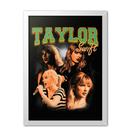 Quadro Poster Decorativo Taylor Swift com Moldura e Vidro