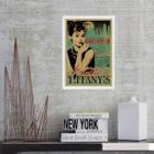 Quadro Poster Do Filme Breakfast At Tiffany'S 45X34Cm Vidro