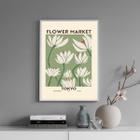 Quadro Poster Flower Market - Tokyo 24x18cm