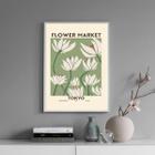 Quadro Poster Flower Market - Tokyo 45X34Cm