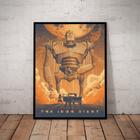 Quadro Poster Moldura O Gigante De Ferro Filme Arte