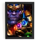 Quadro Poster Moldura Vingadores Guerra Infinita Thanos Arte