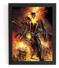 Quadro Poster Motoqueiro Fantasma Arte Hq Comic Geek