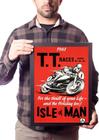 Quadro Poster Retrô Isle Of Man