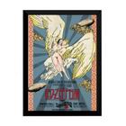 Quadro Poster Rock Arte Retro Led Zepelin Moldurado 42x29cm