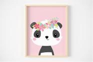 Quadro Decorativo Infantil Panda Fofo Desenho Animais - Tribos - Quadro  Decorativo - Magazine Luiza