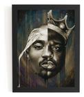 Quadro Rap Hip Hop Arte Notorious Big & Tupac 2pac