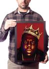 Quadro Rap Hip Hop Notorious Big Foto Poster Moldurado