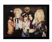 Quadro Rock Banda Guns N' Roses Moldura 42x29cm