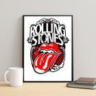 Quadro Rolling Stones Arte 33X24Cm