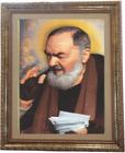 Quadro Santo Padre Pio De Pietrelcina, 02, 53x43cm. Angelus