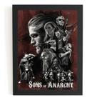 Quadro Serie Sons Of Anarchy Arte Moto Poster Moldurado