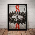 Quadro Serie Sons Of Anarchy S.o.a Poster Moldurado